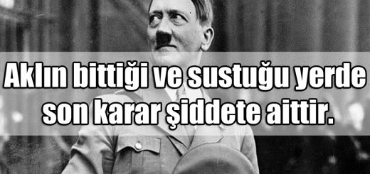 Adolf Hitler Sözleri