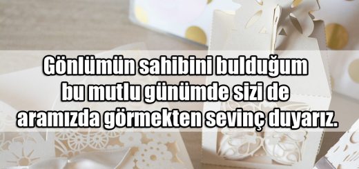 Davetiye Sözleri