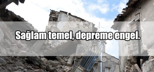 Depremle ilgili Sözler