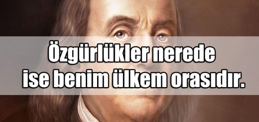 Benjamin Franklin Sözleri