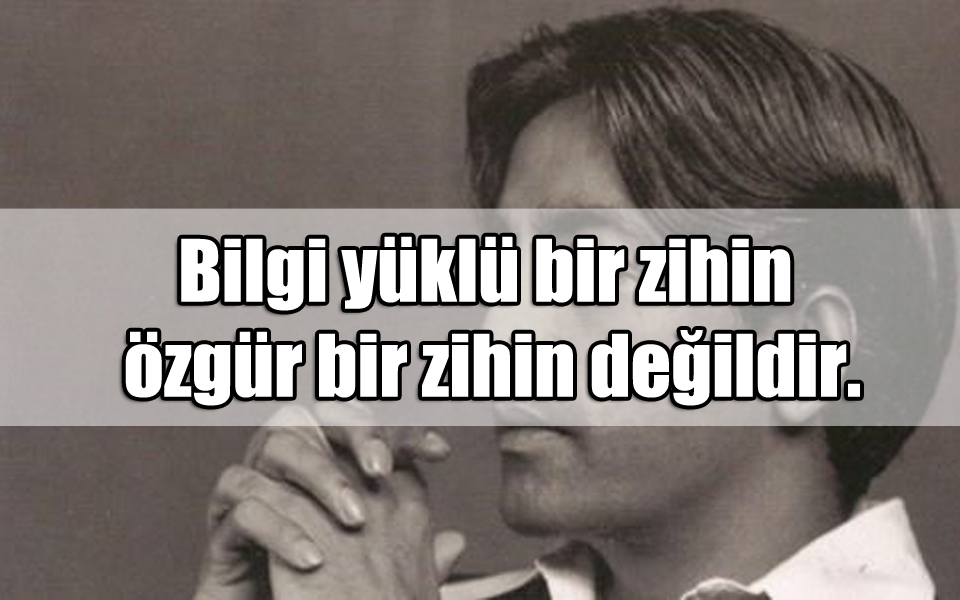 Jiddu Krishnamurti Sözleri