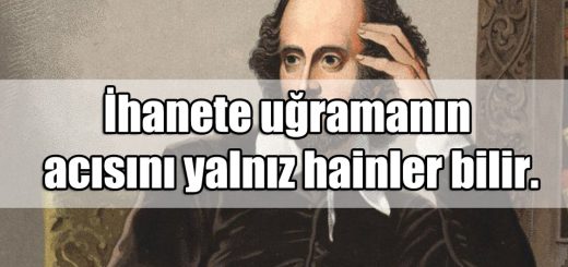 William Shakespeare Sözleri