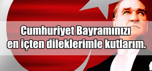 29 Ekim Cumhuriyet Bayramı Sözleri