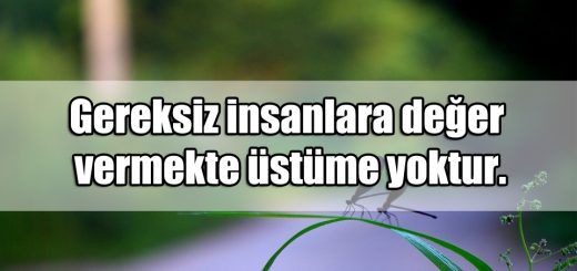 Gereksiz insanlara Sözler