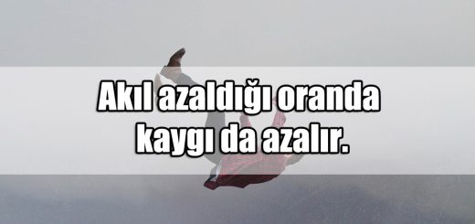 Kaygı ile ilgili Sözler