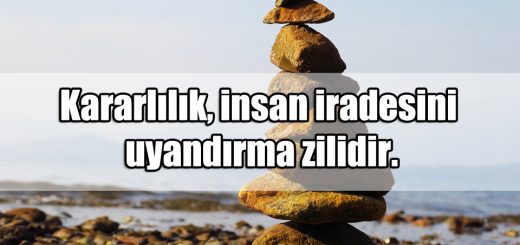 Kararlılık ile ilgili Sözler