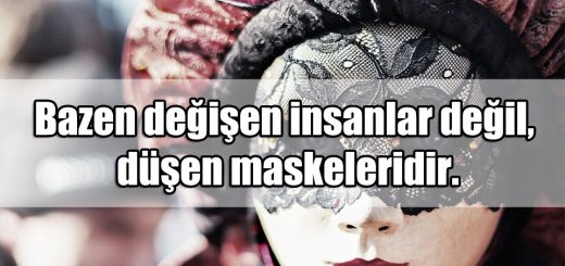 Maske ile ilgili Sözler