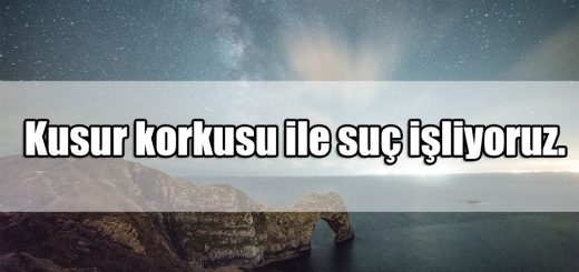 Suçluluk ile ilgili Sözler