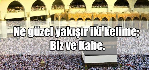 Kabe ile ilgili Sözler