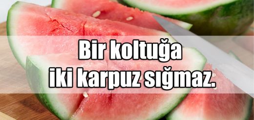 Karpuz ile ilgili Sözler