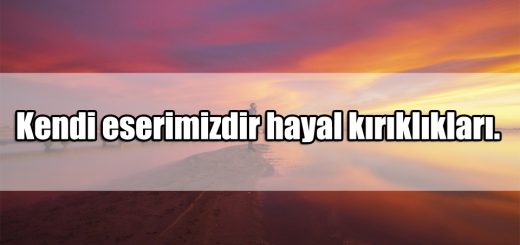 Hayal Kırıklığı Sözleri