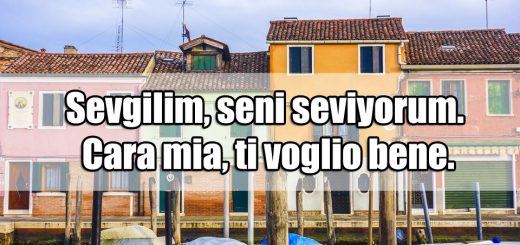 En Güzel italyanca Aşk Sözleri