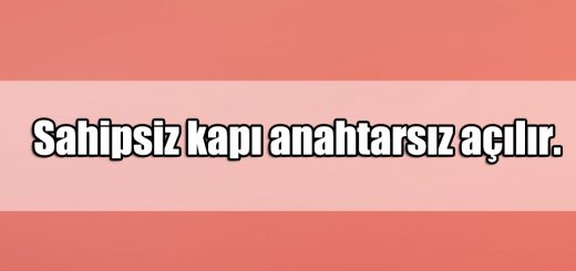 En Güzel Kapı ile ilgili Sözler