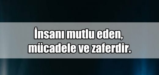 En Güzel Mücadele ile ilgili Sözler