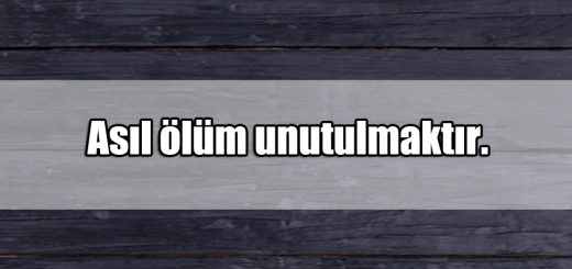 En Güzel Unutulmak ile ilgili Sözler